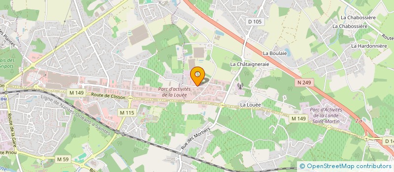 localisation de l'entreprise COMOTECH HOLDING à HAUTE-GOULAINE