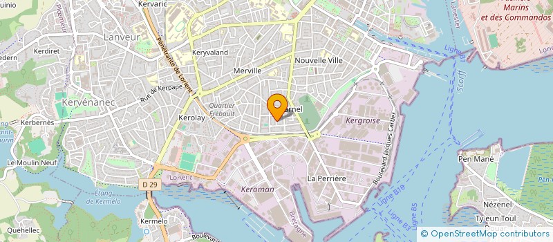 localisation de l'entreprise COMOVA  LORIENT