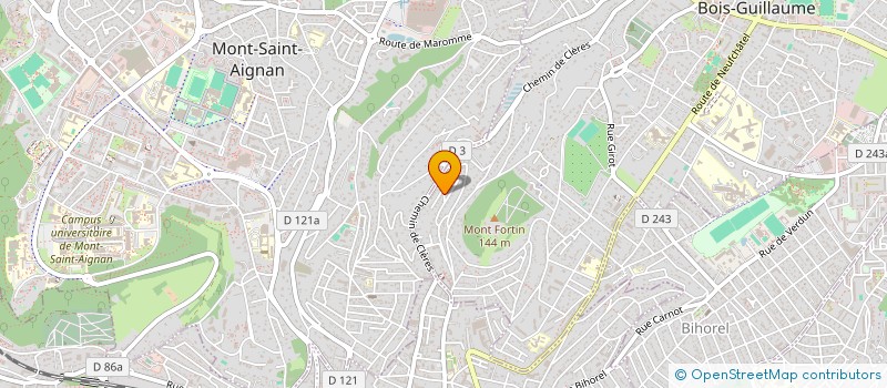 localisation de l'entreprise COMOZ GILLES à BOIS-GUILLAUME