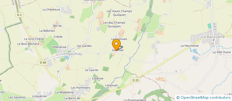 localisation de l'entreprise COMP'ANNIE  LONGAULNAY