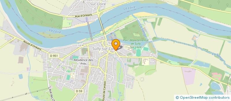 localisation de l'entreprise COMP DES FILLES DE LA CHARITE à SULLY-SUR-LOIRE