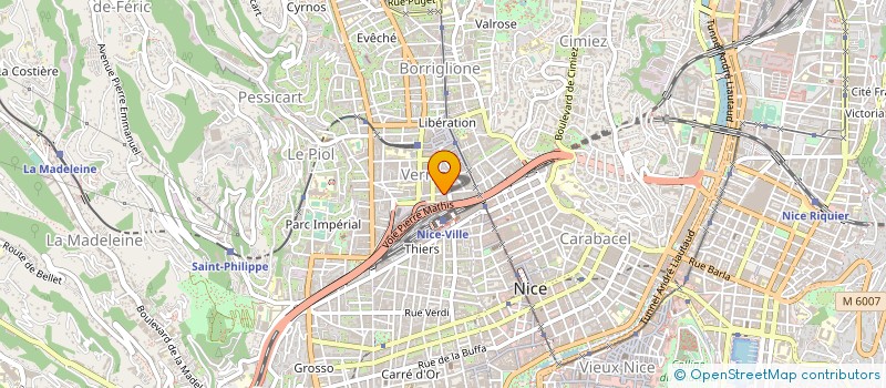 localisation de l'entreprise COMP FINANC GESTION SERVICES à NICE