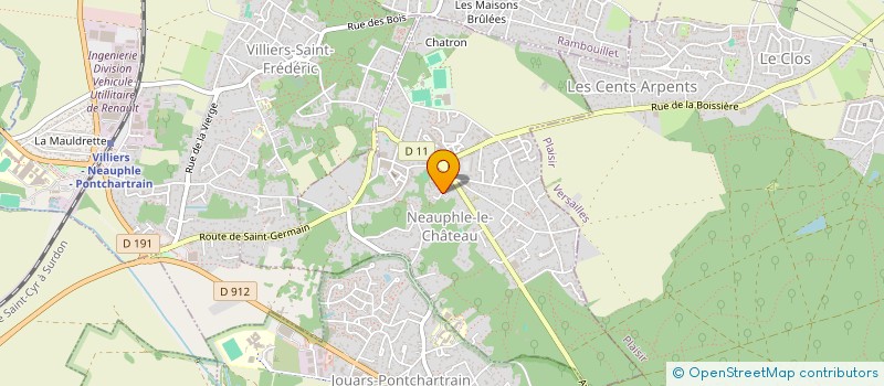 localisation de l'entreprise COMP IDENT PROJETS GEST DEVT à NEAUPHLE-LE-CHATEAU