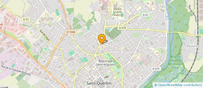 localisation de l'entreprise COMP INFOR à SAINT-QUENTIN