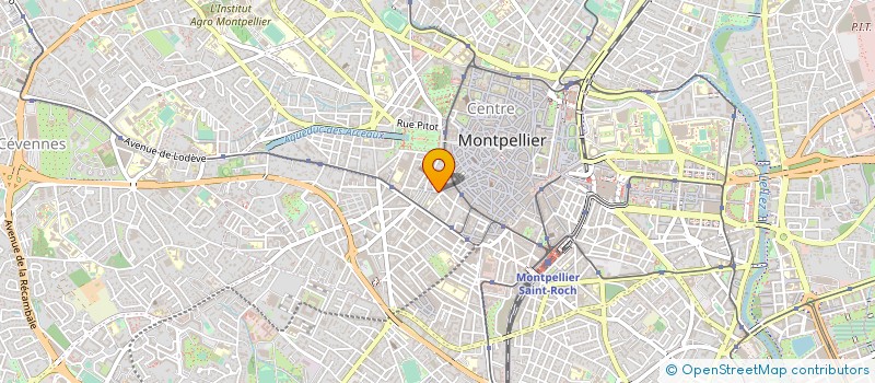 localisation de l'entreprise COMP L ELEC GENIEYZ ET CIE à MONTPELLIER