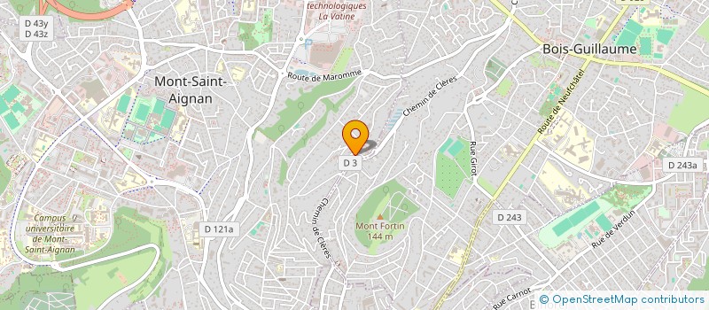 localisation de l'entreprise COMPA  MONT-SAINT-AIGNAN