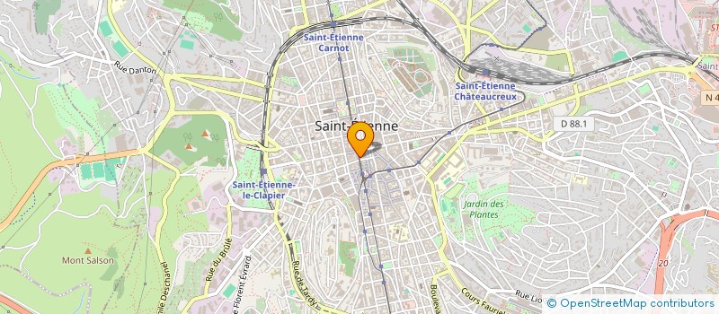 localisation de l'entreprise COMPAG EUROPE ETUDE RECHERCHE ENVIRONNEM à SAINT-ETIENNE