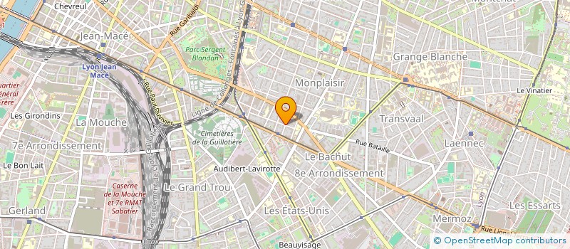 localisation de l'entreprise COMPAG PLEINE LUNE ATELI THEA REALI ARTI  LYON