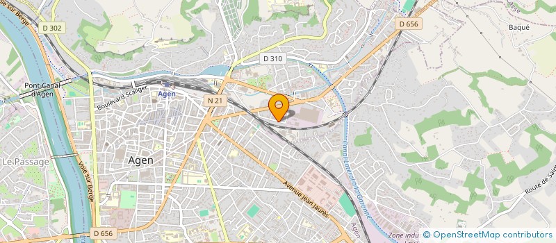 localisation de l'entreprise COMPAGIE DAVID BUATOIS  AGEN