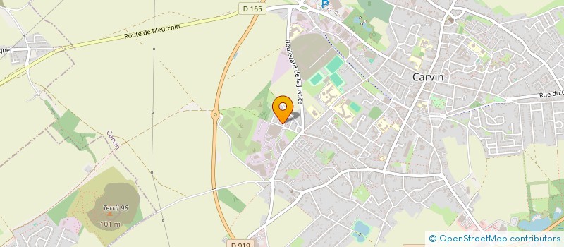 localisation de l'entreprise COMPAGIM à CARVIN