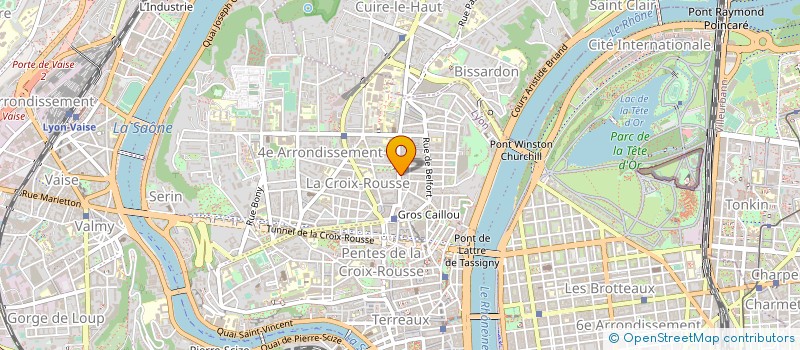 localisation de l'entreprise COMPAGIS à LYON