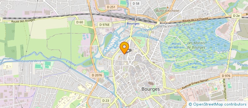 localisation de l'entreprise COMPAGN REGION COMMISSAIR COMP à BOURGES