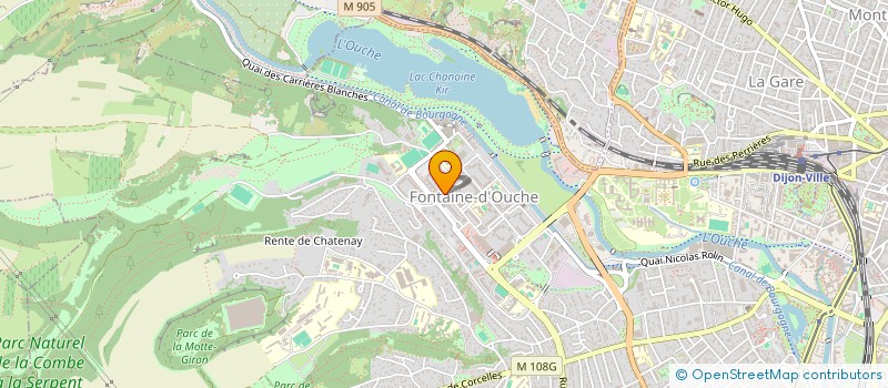 localisation de l'entreprise COMPAGNIE 1 2 3 LUMIERE à DIJON