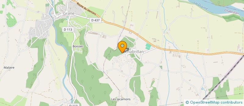 localisation de l'entreprise COMPAGNIE 1ER JANVIER à CHABRILLAN