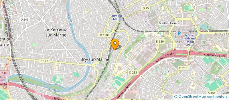 localisation de l'entreprise COMPAGNIE 211  BRY-SUR-MARNE