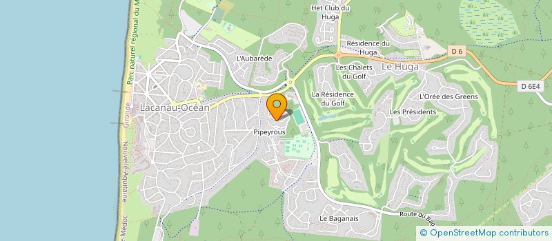 localisation de l'entreprise COMPAGNIE 3 A 3 A à LACANAU