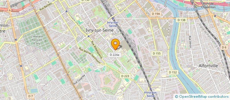 localisation de l'entreprise COMPAGNIE 34-28 (TRENTE-QUATRE - VINGT HUIT) à IVRY-SUR-SEINE