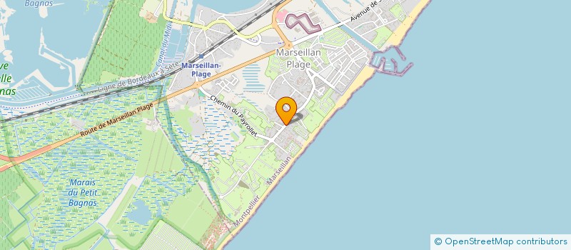 localisation de l'entreprise COMPAGNIE 39 à MARSEILLAN