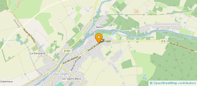 localisation de l'entreprise COMPAGNIE 55 à FAY-AUX-LOGES