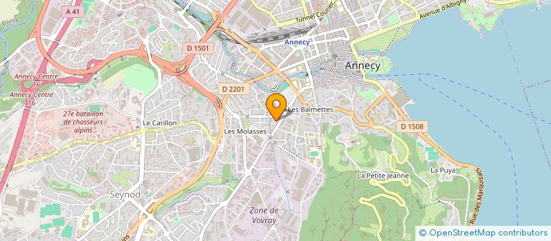 localisation de l'entreprise COMPAGNIE 6POSSIBLES à ANNECY