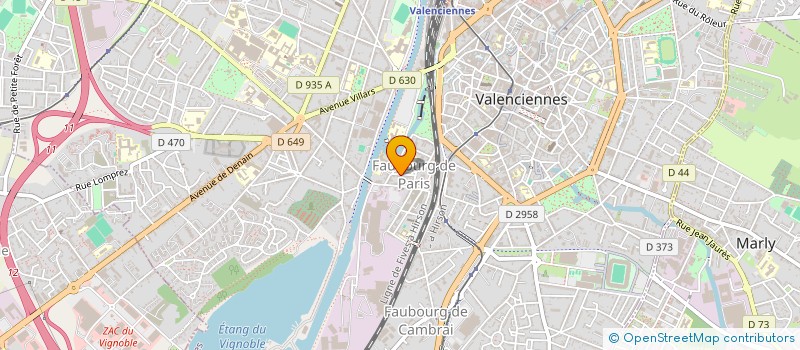 localisation de l'entreprise COMPAGNIE 7 ANS PLUS TARD à VALENCIENNES