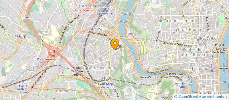 localisation de l'entreprise COMPAGNIE 7BIS  SAINT-ETIENNE