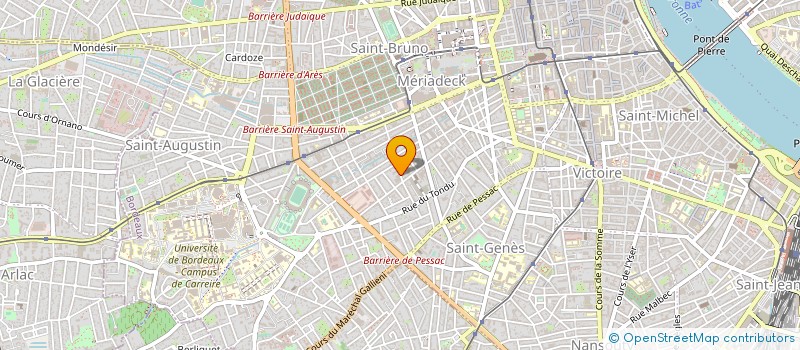 localisation de l'entreprise COMPAGNIE 7EME SOL  BORDEAUX