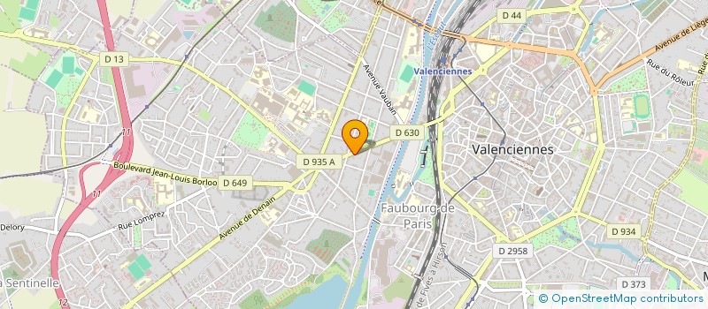 localisation de l'entreprise COMPAGNIE 8 CLOS  VALENCIENNES