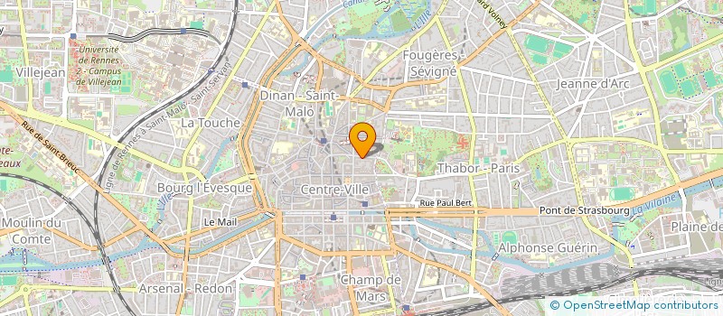 localisation de l'entreprise COMPAGNIE A CHAMP OUVERT  RENNES