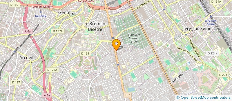 localisation de l'entreprise COMPAGNIE A CONTRE FIL à LE KREMLIN-BICETRE