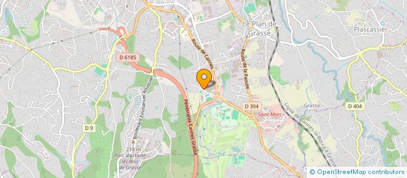 localisation de l'entreprise COMPAGNIE A CORPS D'AMES  GRASSE