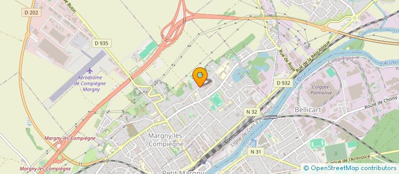 localisation de l'entreprise COMPAGNIE A L'UNI-SON  MARGNY-LES-COMPIEGNE