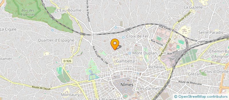 localisation de l'entreprise COMPAGNIE A POINT NOMME  NIMES