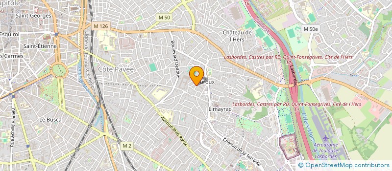 localisation de l'entreprise COMPAGNIE A TROIS BRANCHE D'OC à TOULOUSE