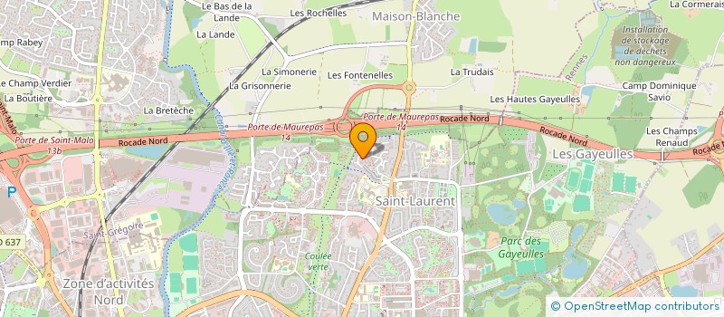 localisation de l'entreprise COMPAGNIE A VOUS D'VOIR  RENNES