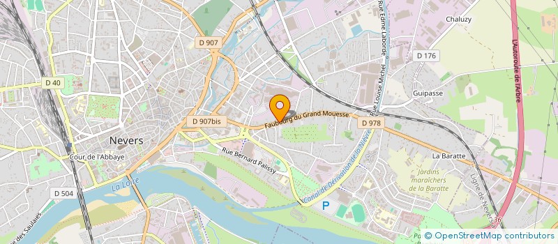 localisation de l'entreprise COMPAGNIE A VOUS D VOIR à NEVERS