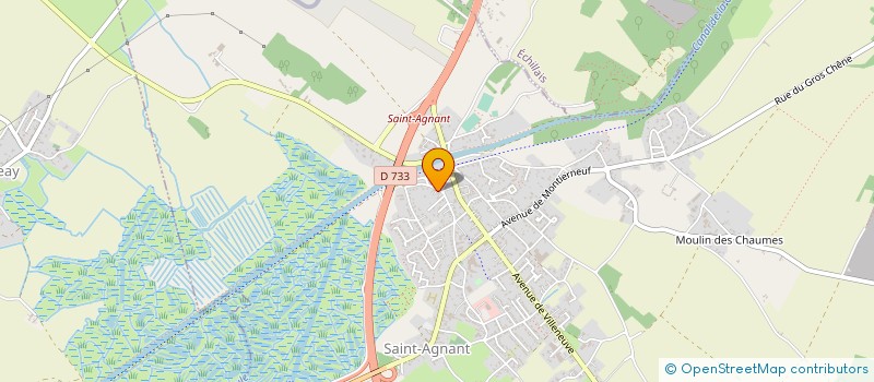 localisation de l'entreprise COMPAGNIE ABAT-JOUR  SAINT-AGNANT