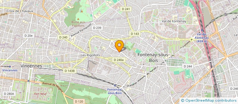 localisation de l'entreprise COMPAGNIE ABNEGON à FONTENAY-SOUS-BOIS