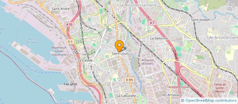 localisation de l'entreprise COMPAGNIE ACHAT VENTE 13  MARSEILLE
