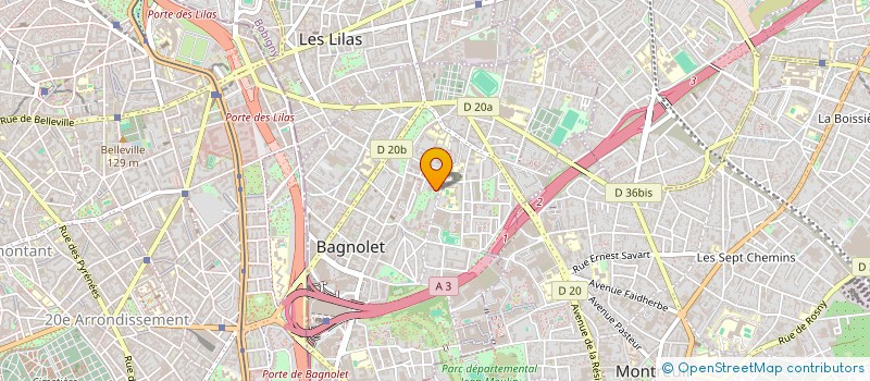 localisation de l'entreprise COMPAGNIE ACID DRAMA à BAGNOLET