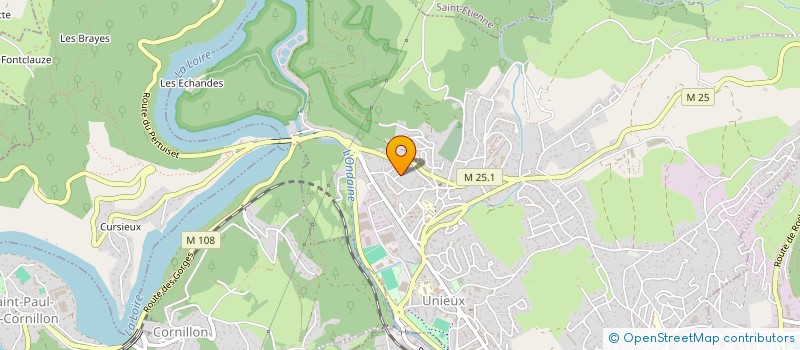 localisation de l'entreprise COMPAGNIE ACS  SAINT-ETIENNE