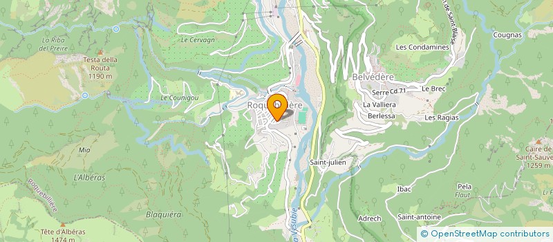 localisation de l'entreprise COMPAGNIE ACTIONES  LA BOLLENE-VESUBIE