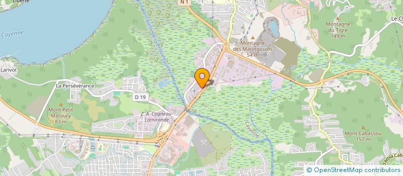 localisation de l'entreprise COMPAGNIE AERIENNE D'AIDE MEDICALE D'URGENCE à CAYENNE