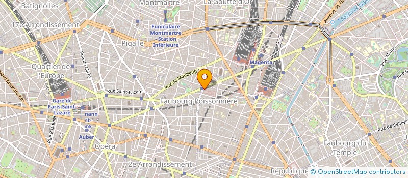 localisation de l'entreprise COMPAGNIE AGENCEMENT DECORATION à PARIS