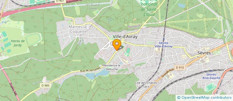 localisation de l'entreprise COMPAGNIE AGON à VILLE-D'AVRAY