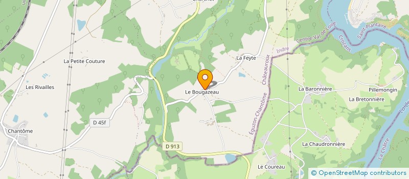 localisation de l'entreprise COMPAGNIE AILE à EGUZON-CHANTOME