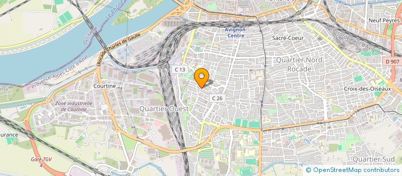 localisation de l'entreprise COMPAGNIE AILES  AVIGNON