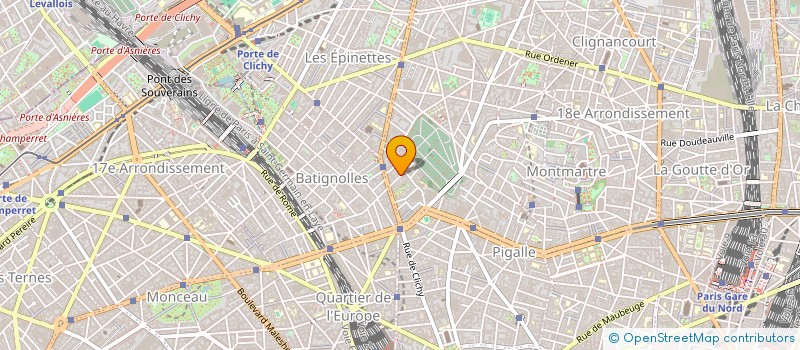 localisation de l'entreprise COMPAGNIE AIR DE DANSE  PARIS