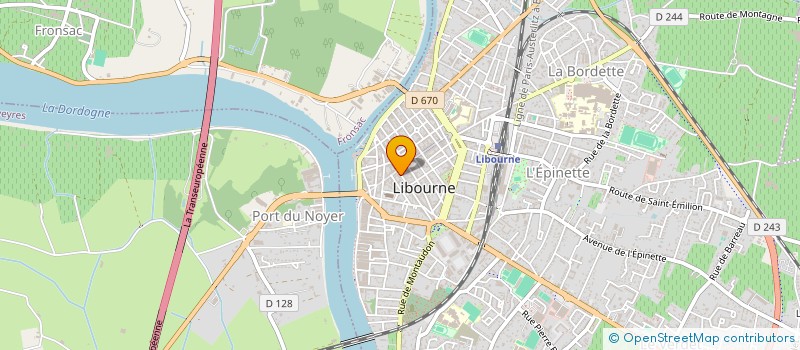 localisation de l'entreprise COMPAGNIE AJT à LIBOURNE