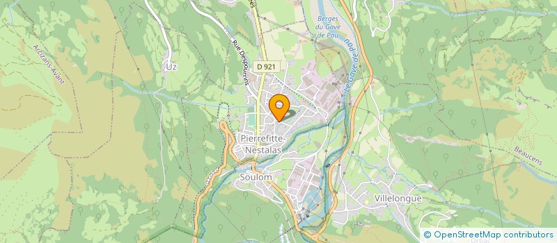 localisation de l'entreprise COMPAGNIE AKOUMA  PIERREFITTE-NESTALAS